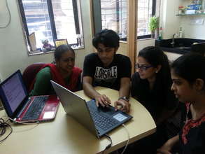 Vikramjeet, Rajavee and Prapti solving a query
