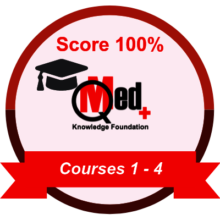 Badge - Score of 100% in all courses