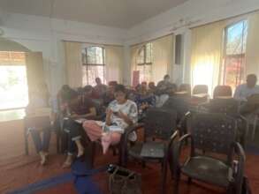 Participants at SEARCH - solving exercises