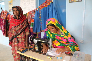 Local facilitators in the Babo Village, Thatta