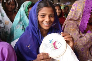 Embroidery is a way of communication for them