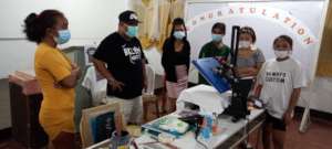 Livelihood Training: Silk Screen Training Session