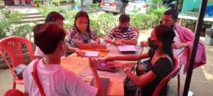 Youth participants on Basic Entreprenuer training.