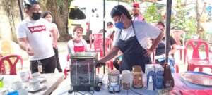 Actual presentation  in basic Barista training