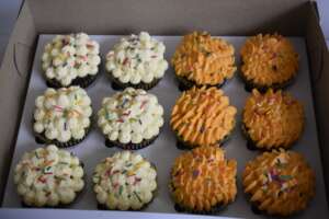 The OSY made fresh baked cupcakes.