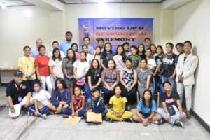 EAP scholars during the Moving Up Ceremony