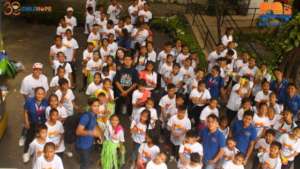 Over 100 street children showcased their talents