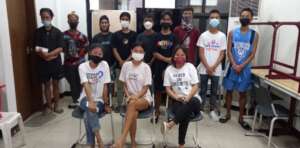 New batch of street youth for the Project Bamboo