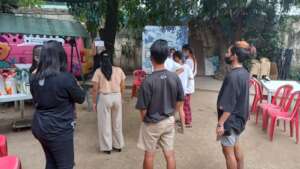 Activity on Values Session with street youth