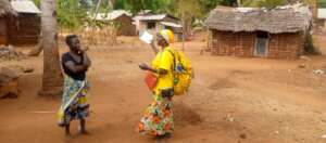 Door-to-door by CORP Taabu in Chodari community