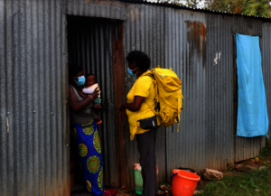 Door-to-door FP-PHE sensitisation by CORP.