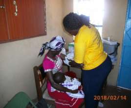 Kathambi (beneficiary) receiving FP services