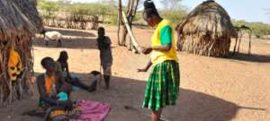 Door-door sensitisation by CORP Misheal