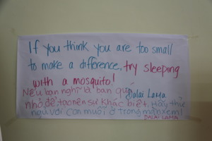 Posted on our workshop wall so we all remembered.
