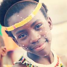 Girls expressing through song and dance.