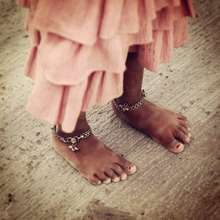 Little girls feet