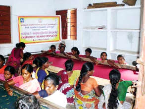 Provide embroiderytraining to 30 poor women