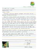 Original handwriting letter from Sul
