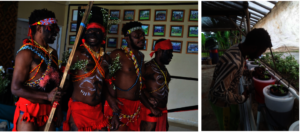 The papuan students and one of papuan research