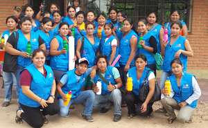 The health promoters for 4 villages