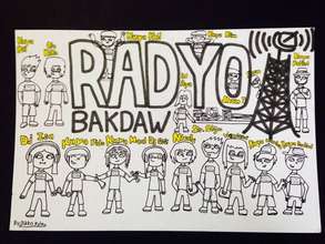 Drawing of the Radio Bakdaw team, Niko, Age 12