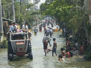 Flooding in the coastal communities