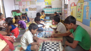 Check and Mate! Children enjoying chess !