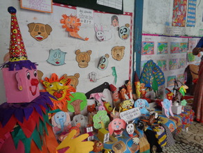 The hardwork of our little puppeteers