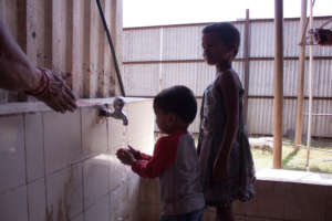"Wash, wash, wash your hands!"