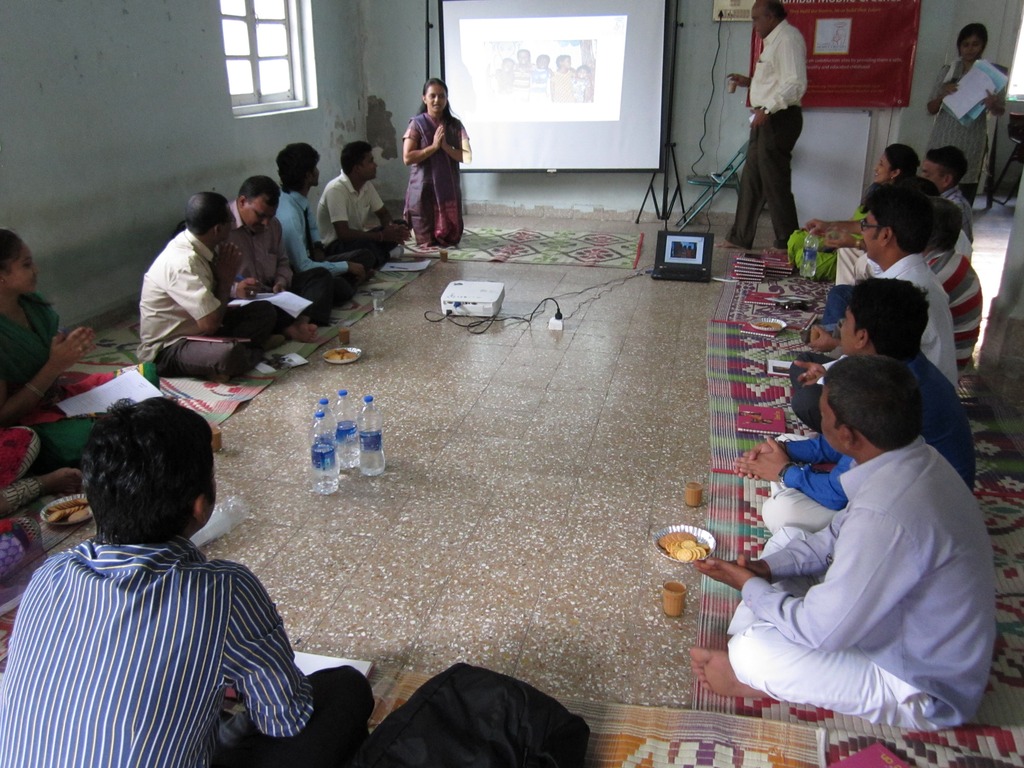 MMC's Programme Coordinator Vrushali welcoming all