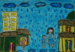 Saheli 13 year painted how MMC provides a safety!