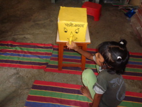 "Save Water"- Model by children
