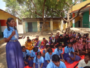 Children at Gramasabha Program
