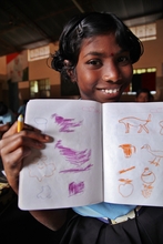 beginning to write and draw