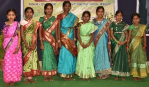Children celebrating Christmas