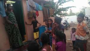 Door to door awareness on waste management