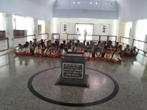 At the Gandhi Mandapam