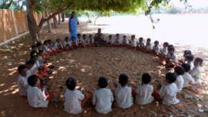 Activity instructions being given