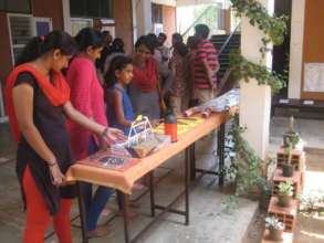 Looking at the work of the students - 2