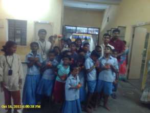 Blind school visit - 2