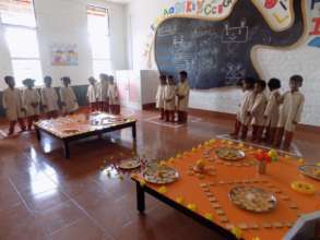 Shapes Day assembly
