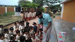 Distribution of toothbrushes