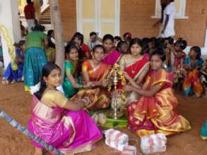 Lighting of the lamp