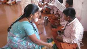 Students narrate their food items - 1
