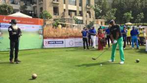 Sadhguru Watches As Anirban Plays His Shot