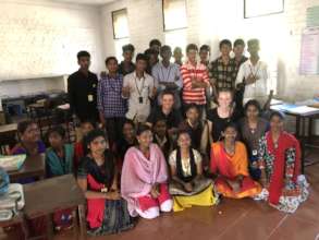 Keith at Villupuram school - 1