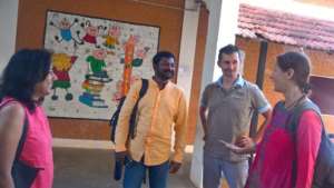Marc with Peggy, Shan and Supriya