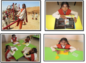 Rithika Participating in School Activities