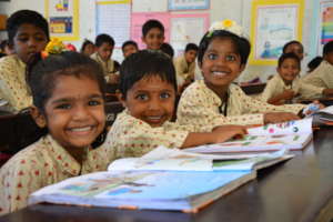 Students With Books In The Class