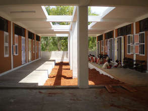 Isha Vidhya classrooms - outer view